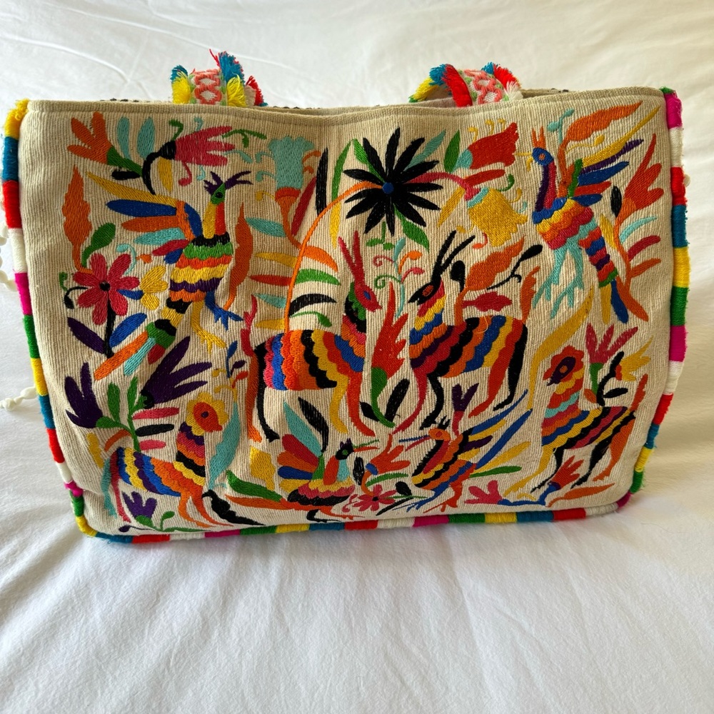 Relist - Steven by Steve Madden Embroidered Tote
